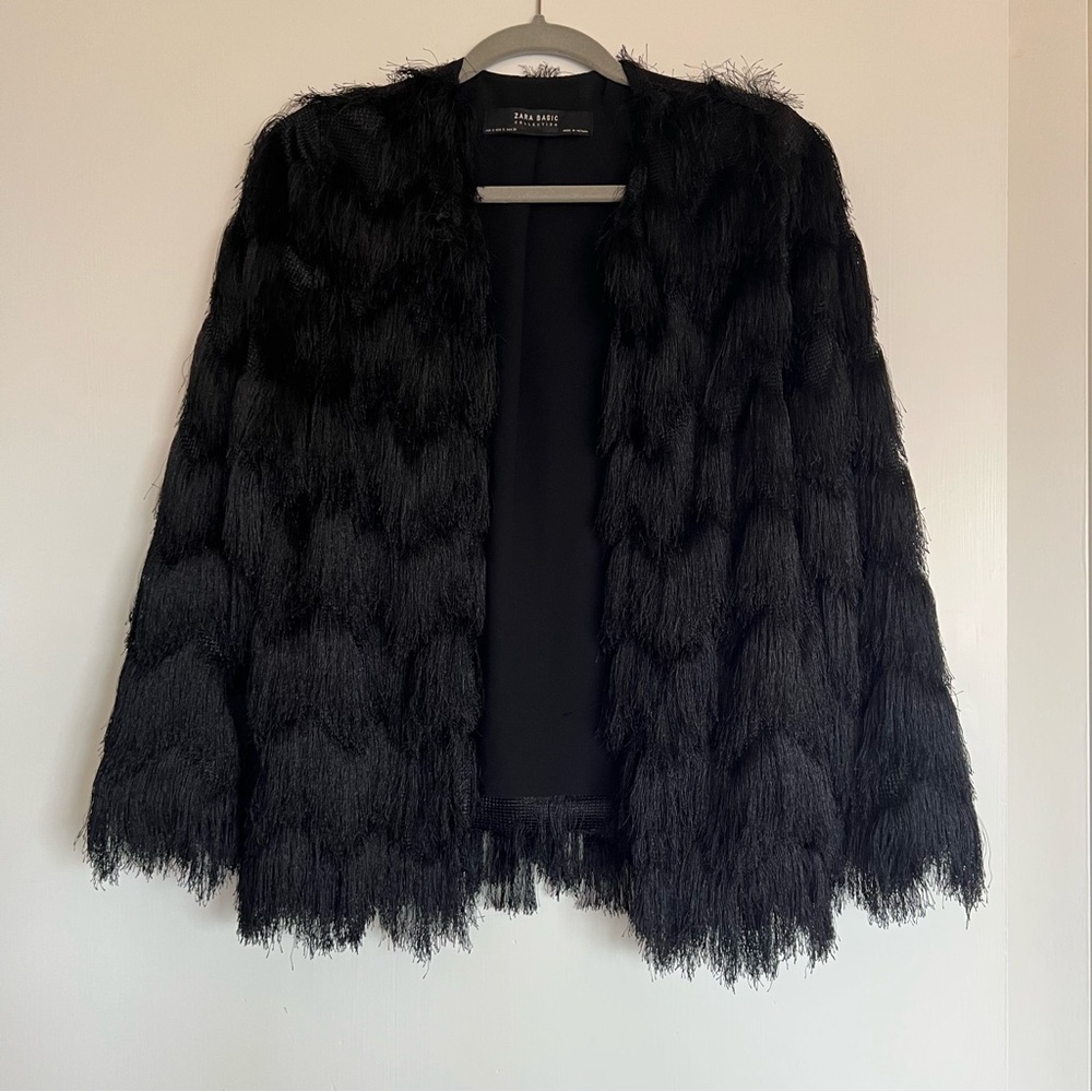 Zara Fringe Jacket